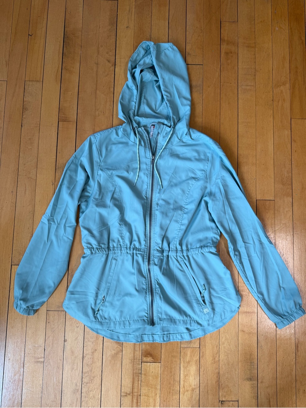 Teal zip up